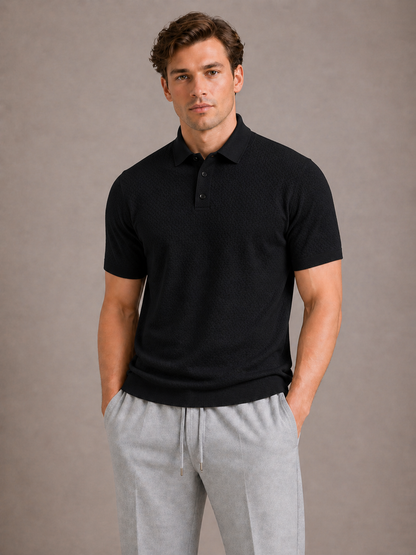 Men's Classic Anti-Crease Polo Shirt Short-Sleeve Collared Casual Everyday