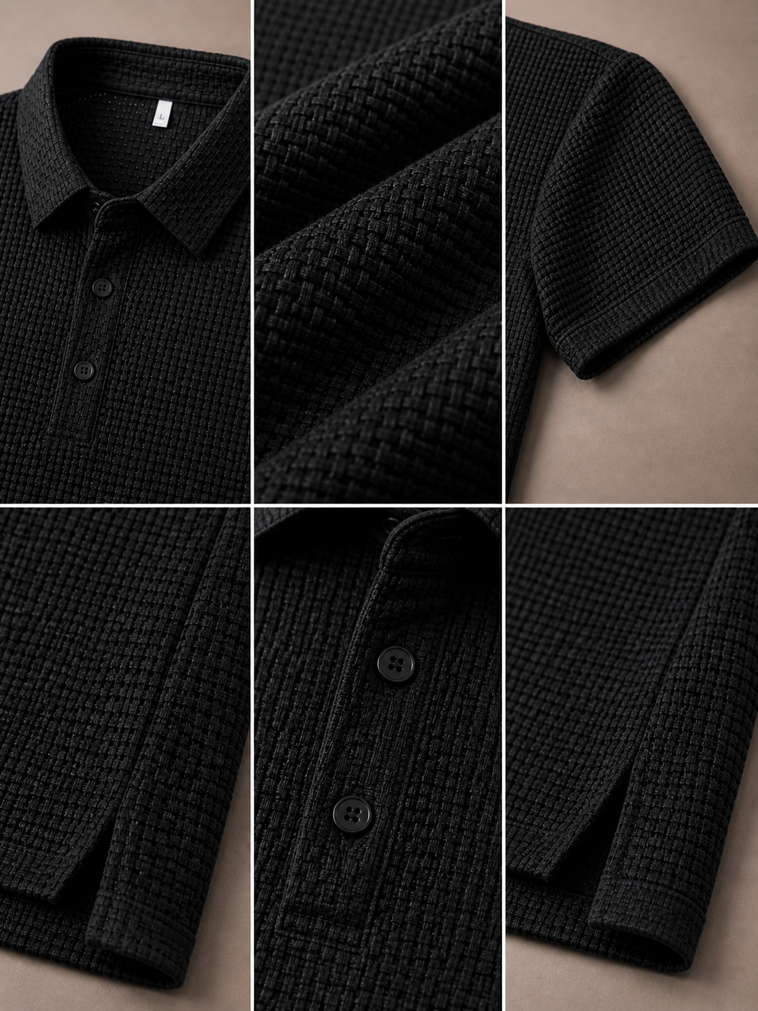 Men's Classic Anti-Crease Polo Shirt Short-Sleeve Collared Casual Everyday