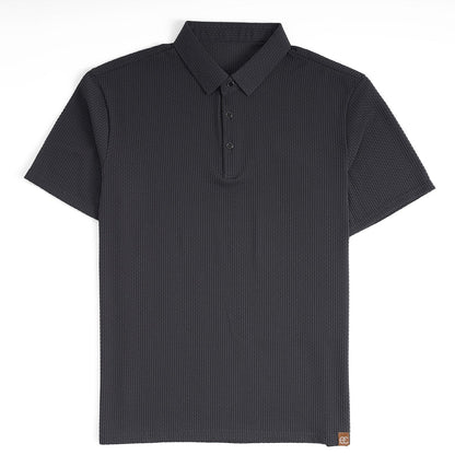 Men's Polo Shirt Minimalist Classic Short-Sleeve Collared Regular Fit Casual Smart-Casual Everyday Golf Sport Rowland