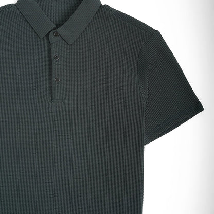 Men's Polo Shirt Minimalist Classic Short-Sleeve Collared Regular Fit Casual Smart-Casual Everyday Golf Sport Rowland