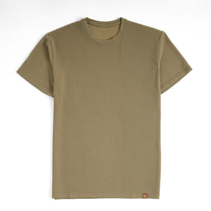 Men's Tee Short-Sleeve Crew Neck Elegant Casual Everyday Layering Smart-Casual Soft Versatile Basic Rune