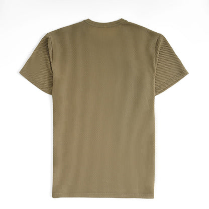 Men's Tee Short-Sleeve Crew Neck Elegant Casual Everyday Layering Smart-Casual Soft Versatile Basic Rune
