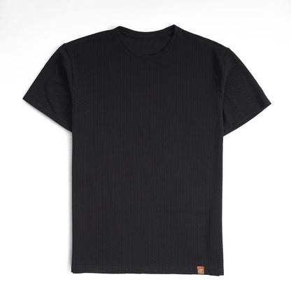 Men's Tee Short-Sleeve Crew Neck Elegant Casual Everyday Layering Smart-Casual Soft Versatile Basic Rune