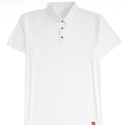 Men's Polo Shirt Minimalist Short-Sleeve Collared Regular Fit Casual Smart-Casual Everyday Golf Sport Versatile Brennan