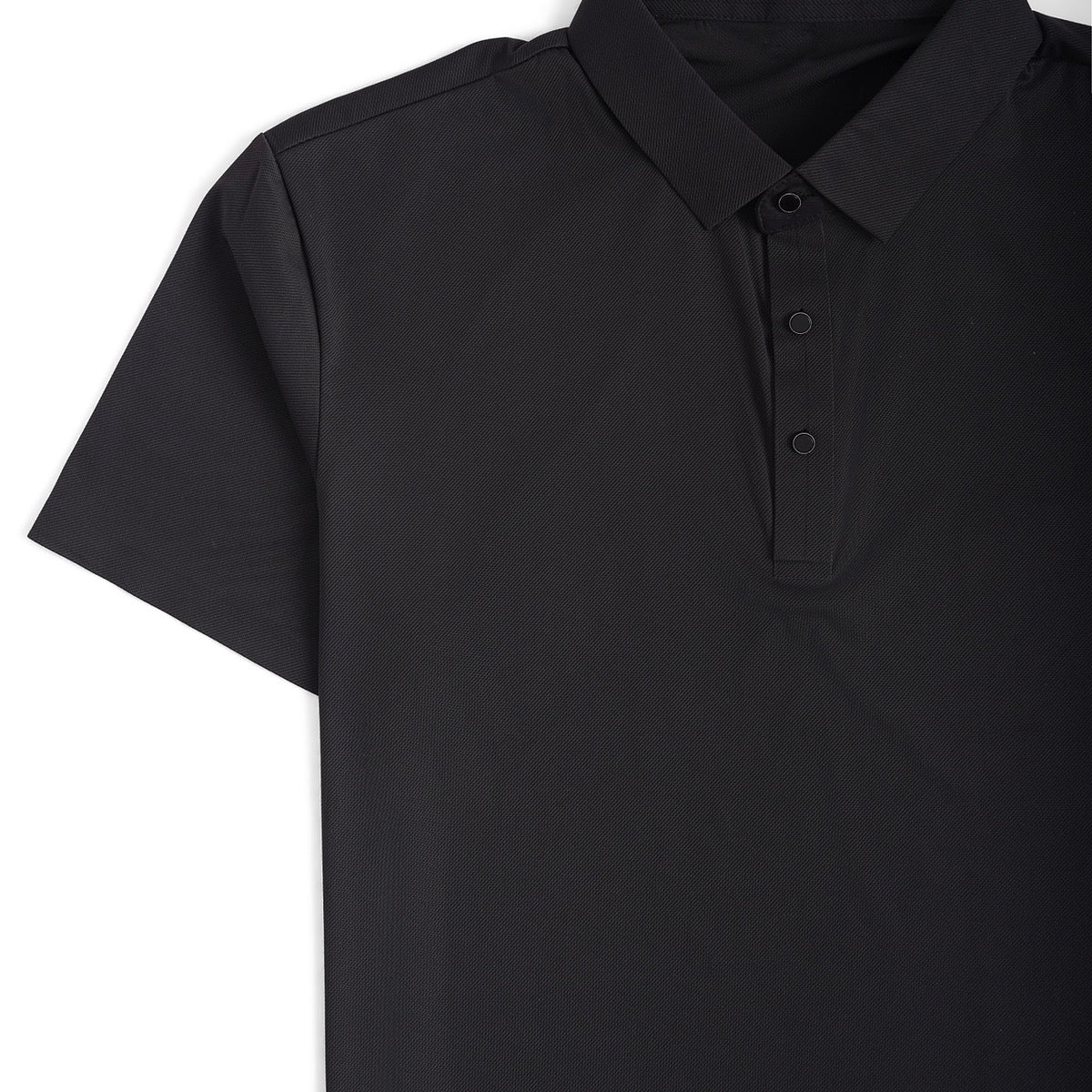 Men's Polo Shirt Minimalist Short-Sleeve Collared Regular Fit Casual Smart-Casual Everyday Golf Sport Versatile Brennan