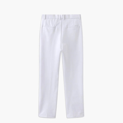 Men's Fitted Trousers Tailored Style Smart-Casual Office Wear