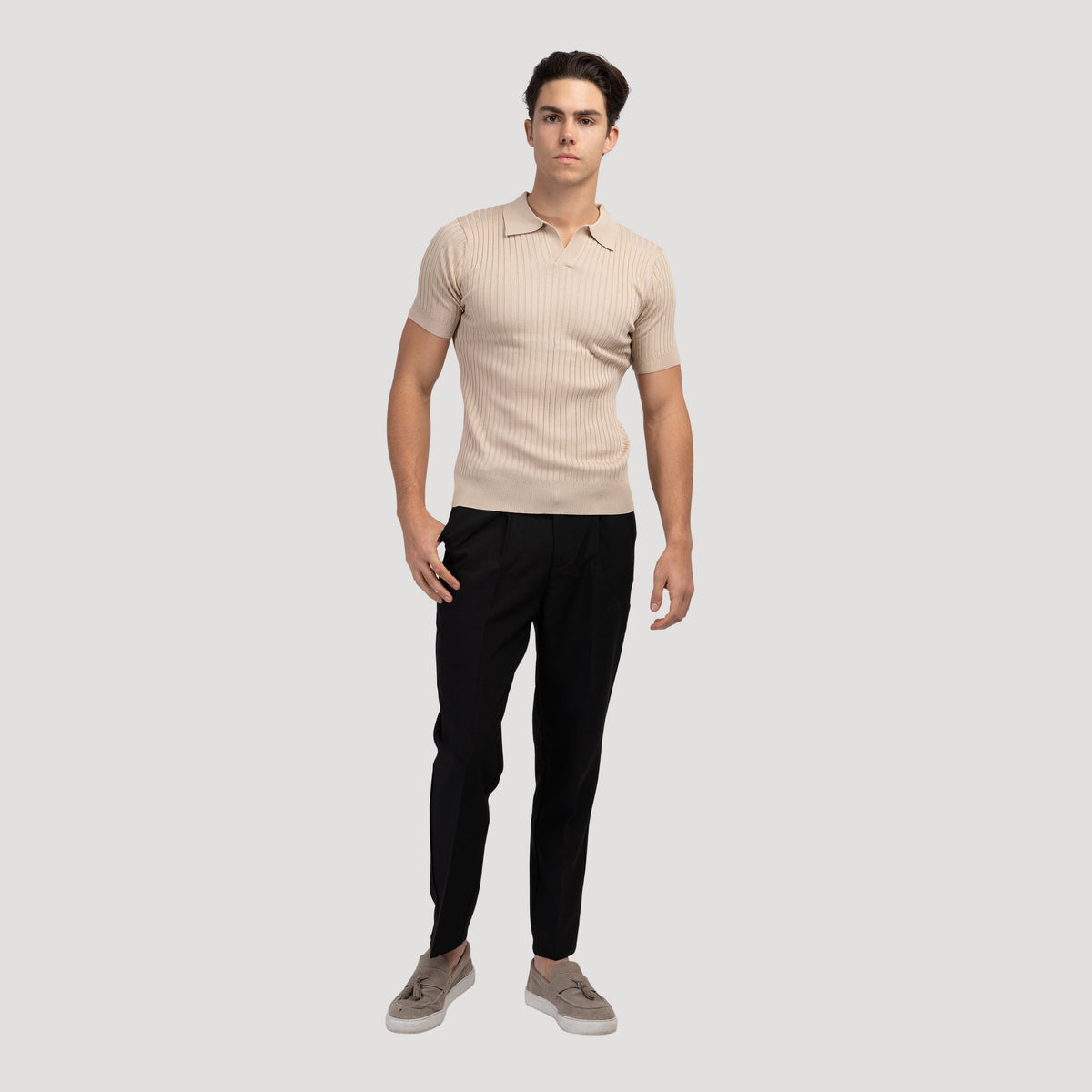 Men's Casual Polo Shirt Short-Sleeve Collared Relaxed Fit Everyday Wear