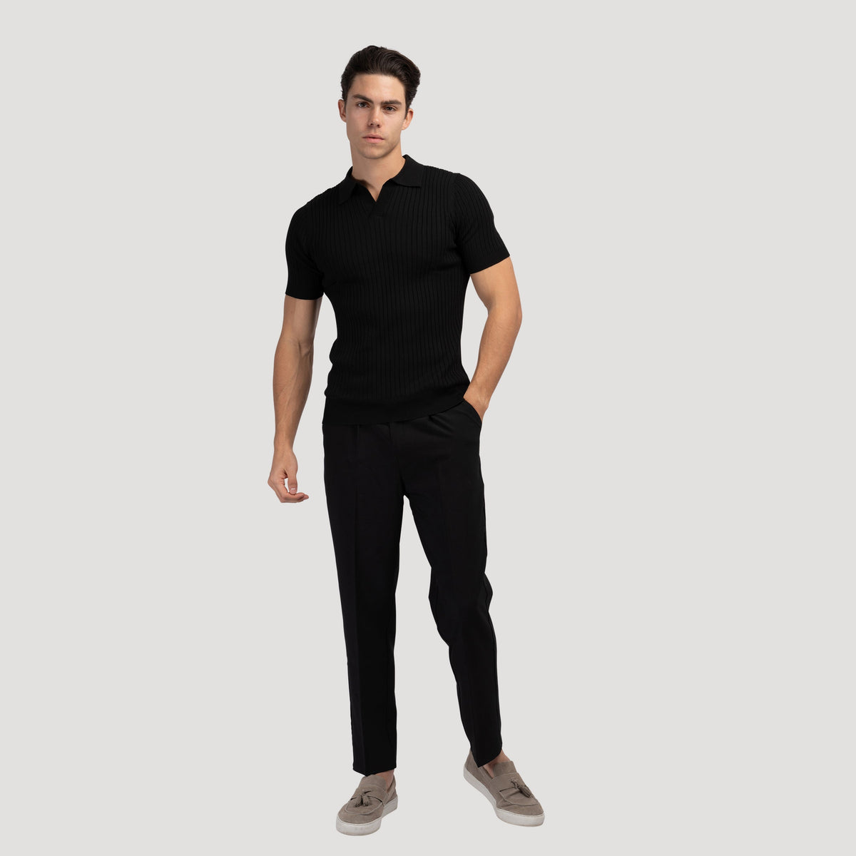 Men's Casual Polo Shirt Short-Sleeve Collared Relaxed Fit Everyday Wear