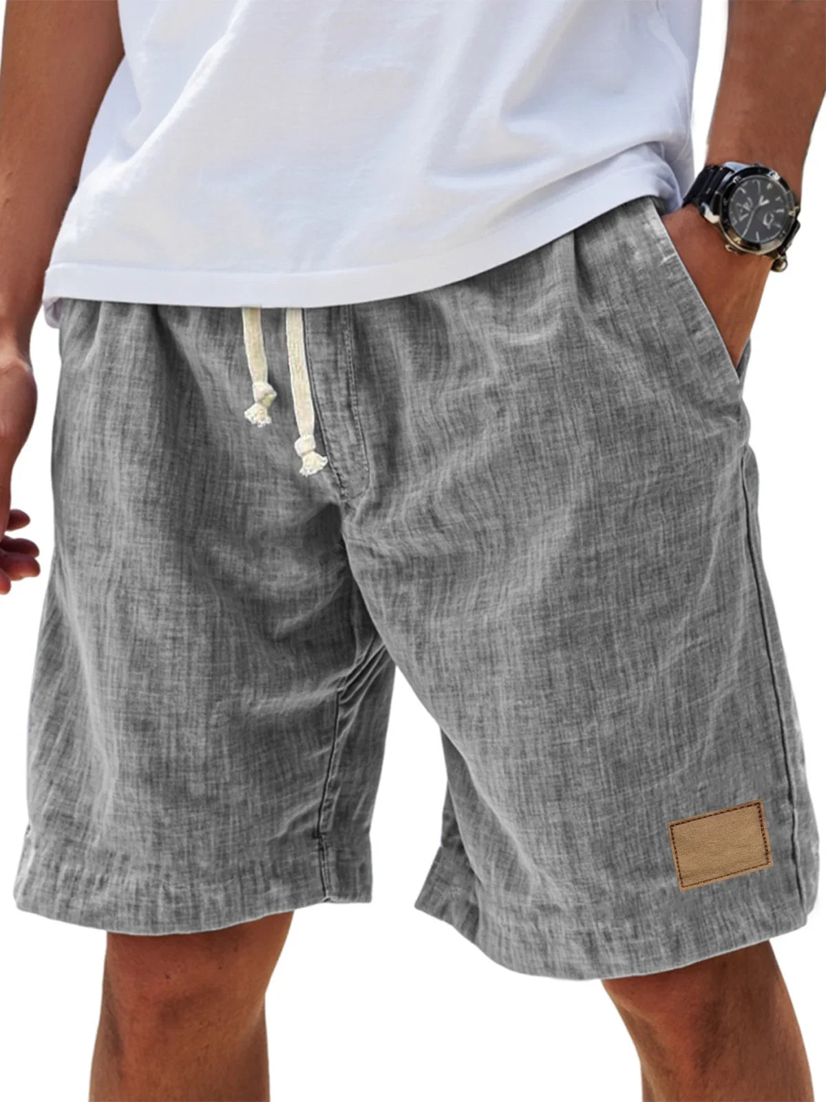 Men's Casual Drawstring Shorts Relaxed Fit Lightweight Versatile Everyday