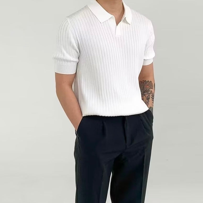 Men's Casual Polo Shirt Short-Sleeve Collared Relaxed Fit Everyday Wear