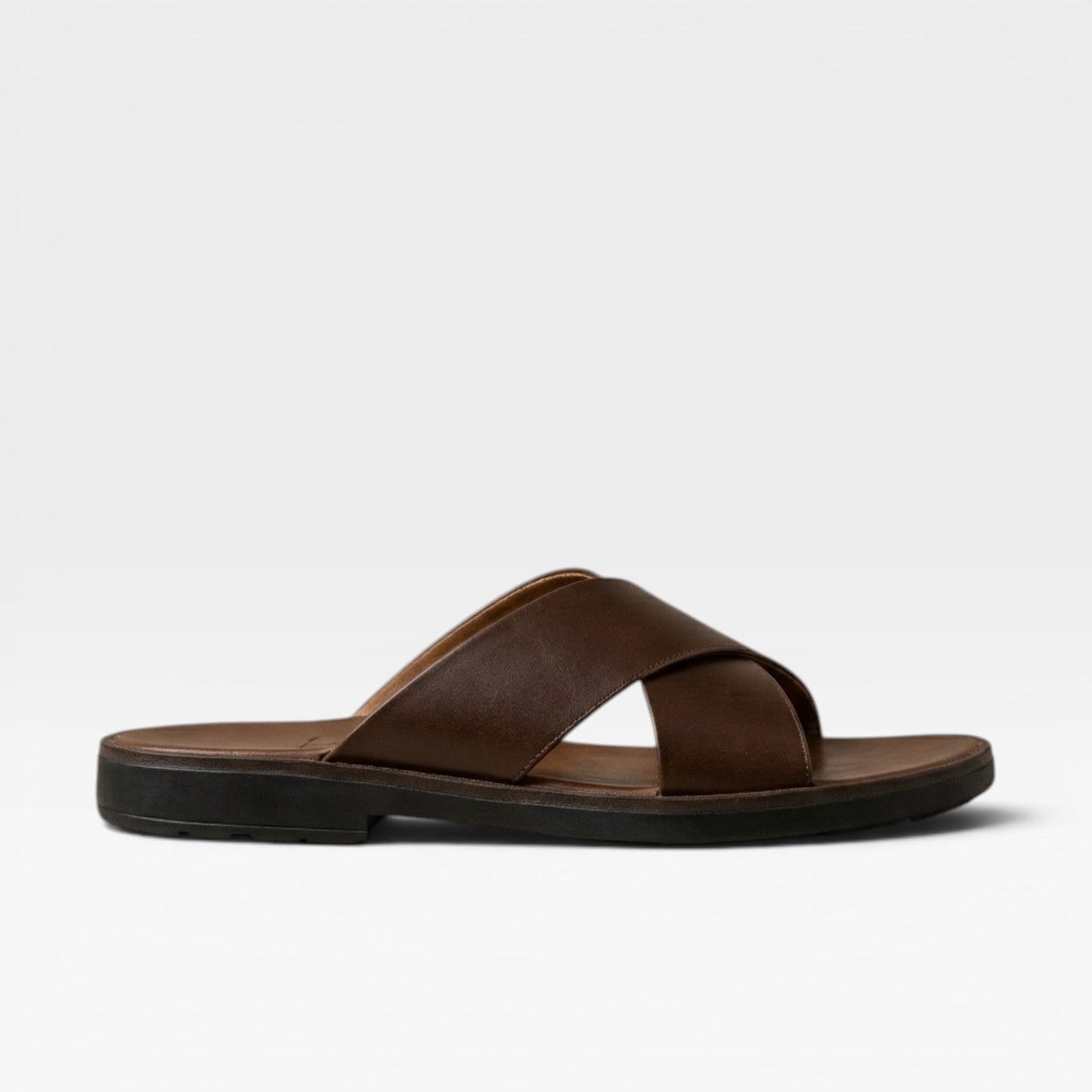 Men's Cross Strap Sandals Open-Toe Adjustable Slip-On Casual Beach Pool Everyday Holiday Comfort Outdoor Corvin