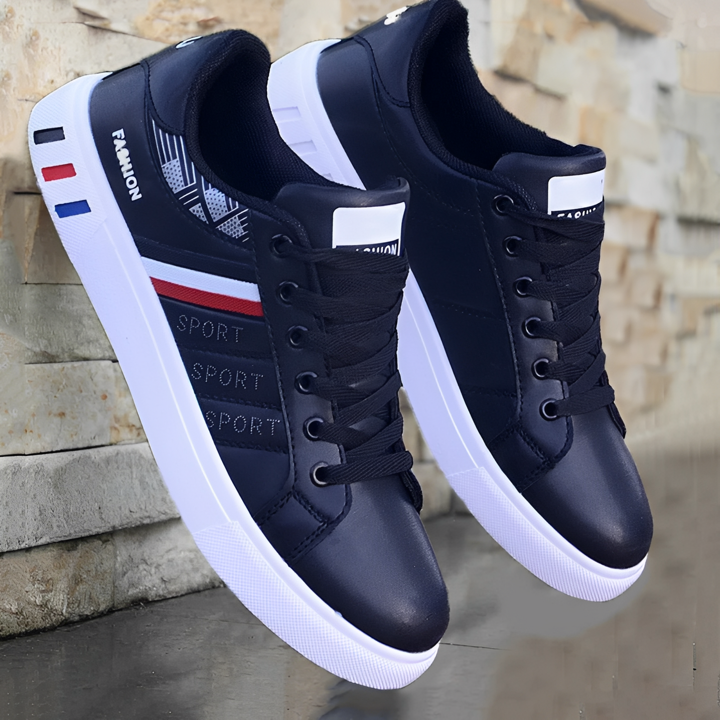 Men's Casual Shoes Sneakers Low-Top Lace-Up Trainers Everyday Walking Comfort Versatile Streetwear Trendy