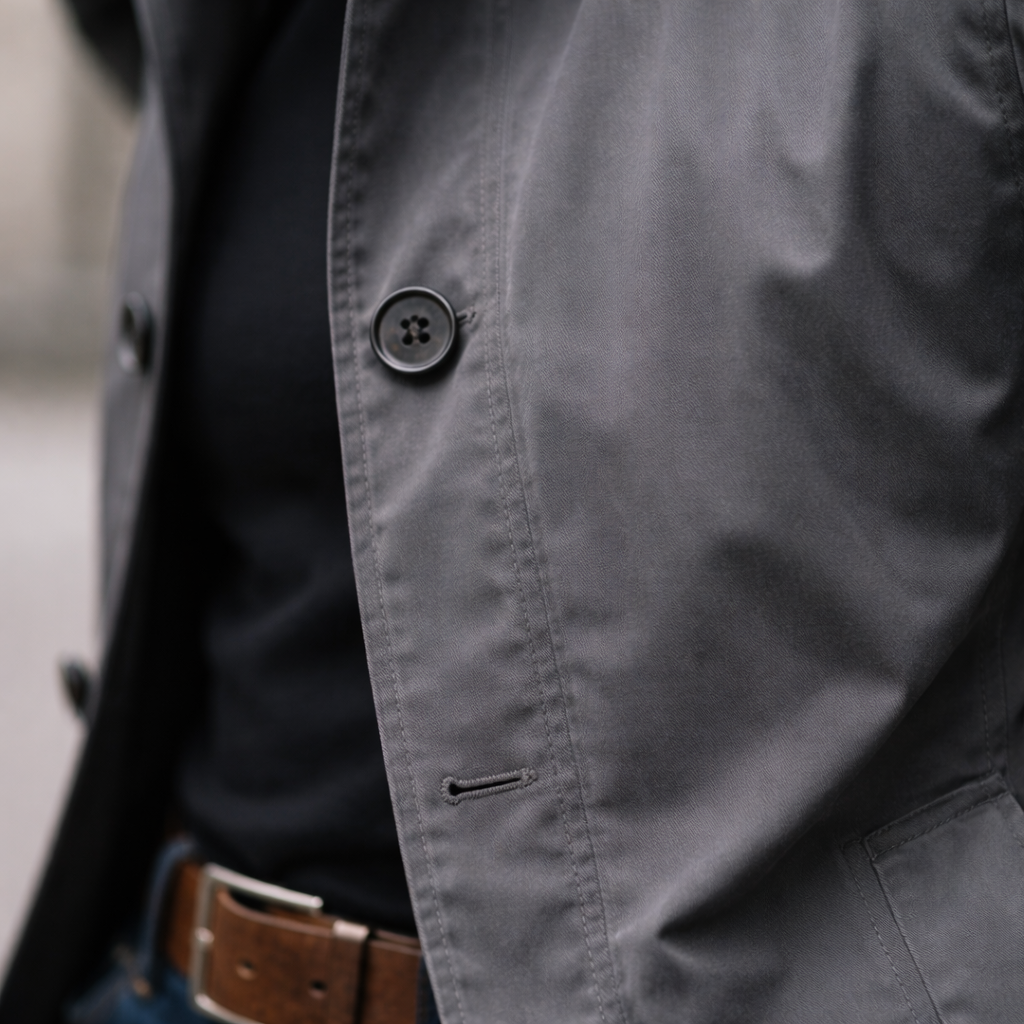 Men's Long Coat Stylish Windproof Water-Resistant Everyday Winter Outerwear