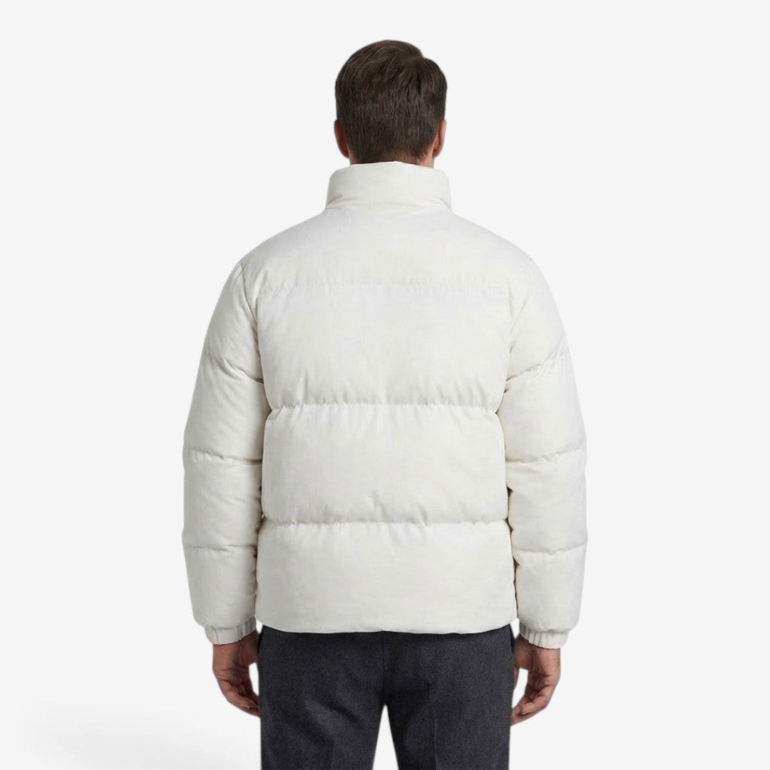 Men's Winter Zip-Up Jacket Stand Collar Warm Casual Streetwear