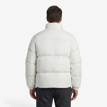 Men's Winter Zip-Up Jacket Stand Collar Warm Casual Streetwear