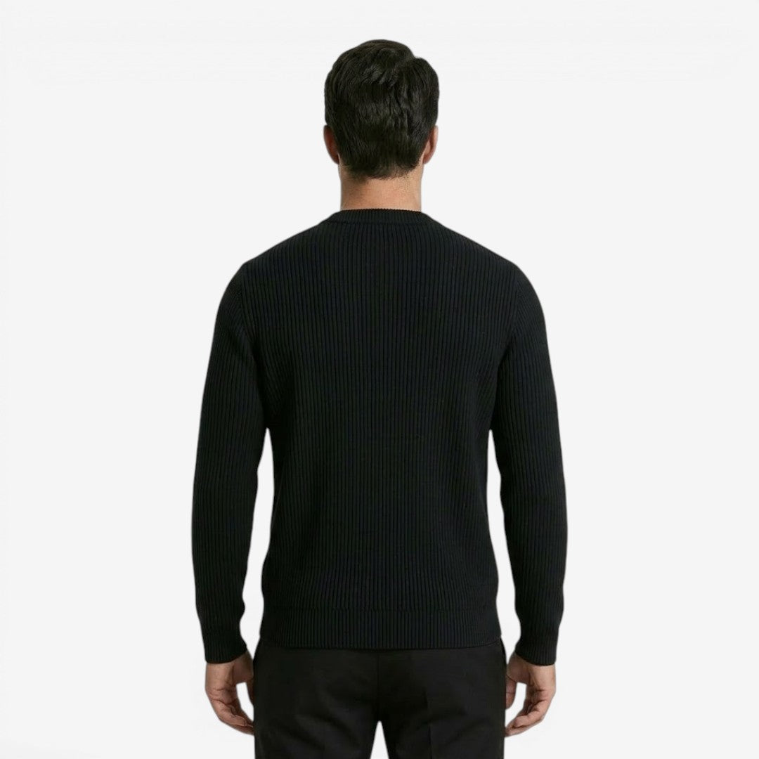 Men's Loose Fit Knit Cardigan Full Zip Closure Versatile Layering Casual Wear