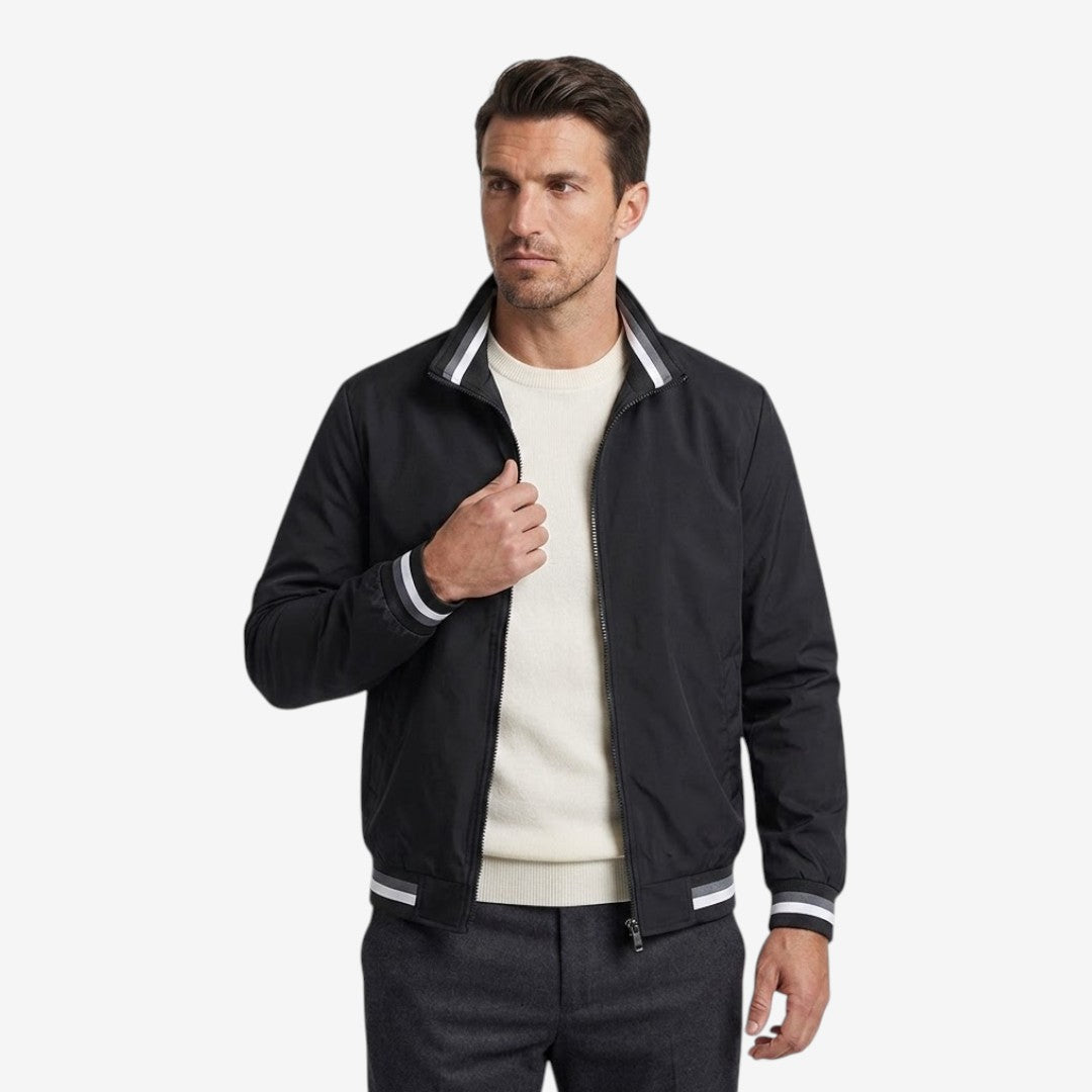 Men's Classic Bomber Jacket Regular Fit Windbreaker Casual Everyday Wear