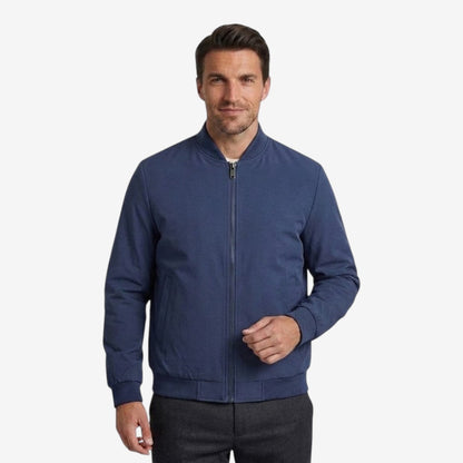 Men's Casual Bomber Jacket Zip-Up Baseball Collar Relaxed Fit Everyday