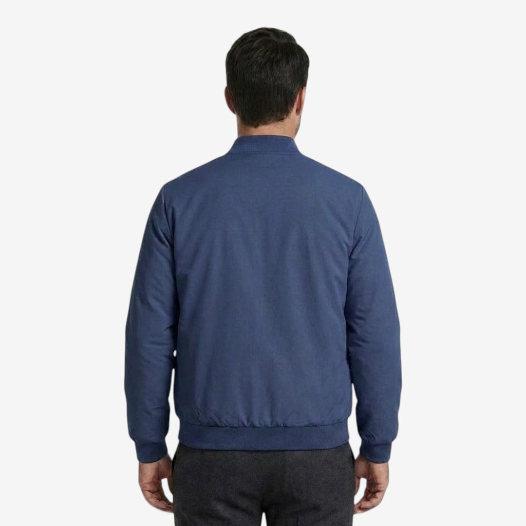 Men's Casual Bomber Jacket Zip-Up Baseball Collar Relaxed Fit Everyday