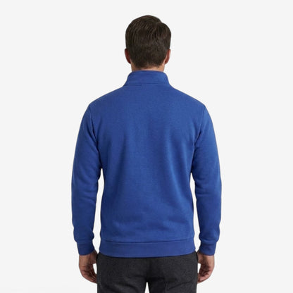 Men's Casual Knit Zip Jacket High-Neck Warm Layered Everyday Style