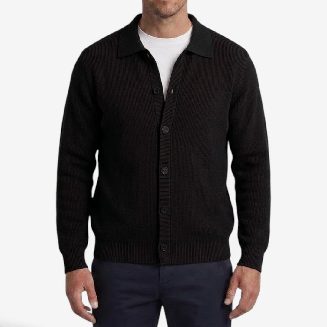 Men's Classic Slim Fit Cardigan Open Front Long Sleeve Casual Autumn Winter