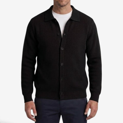 Men's Classic Slim Fit Cardigan Open Front Long Sleeve Casual Autumn Winter