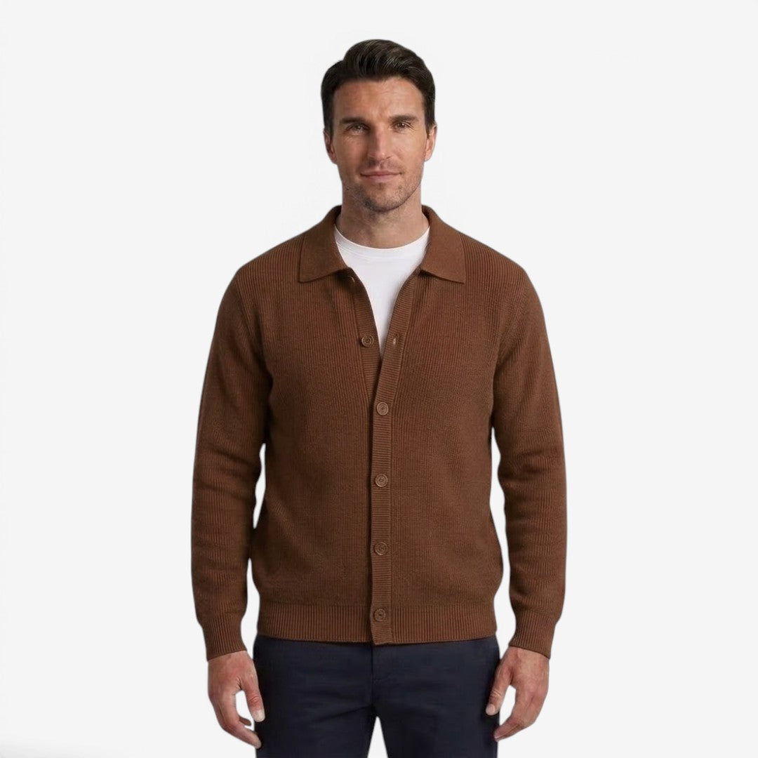 Men's Classic Slim Fit Cardigan Open Front Long Sleeve Casual Autumn Winter
