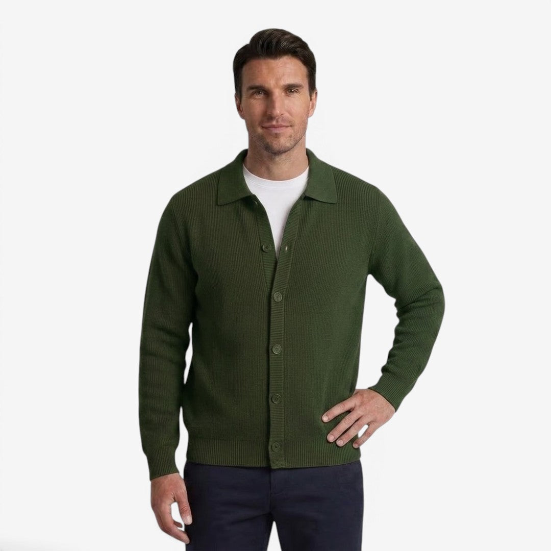 Men's Classic Slim Fit Cardigan Open Front Long Sleeve Casual Autumn Winter