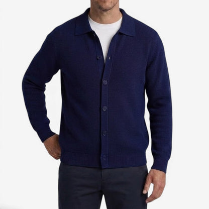 Men's Classic Slim Fit Cardigan Open Front Long Sleeve Casual Autumn Winter