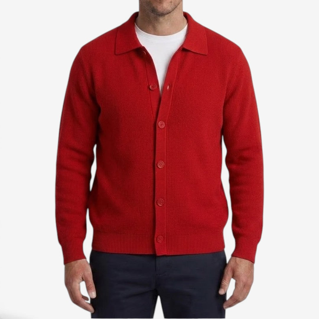 Men's Classic Slim Fit Cardigan Open Front Long Sleeve Casual Autumn Winter