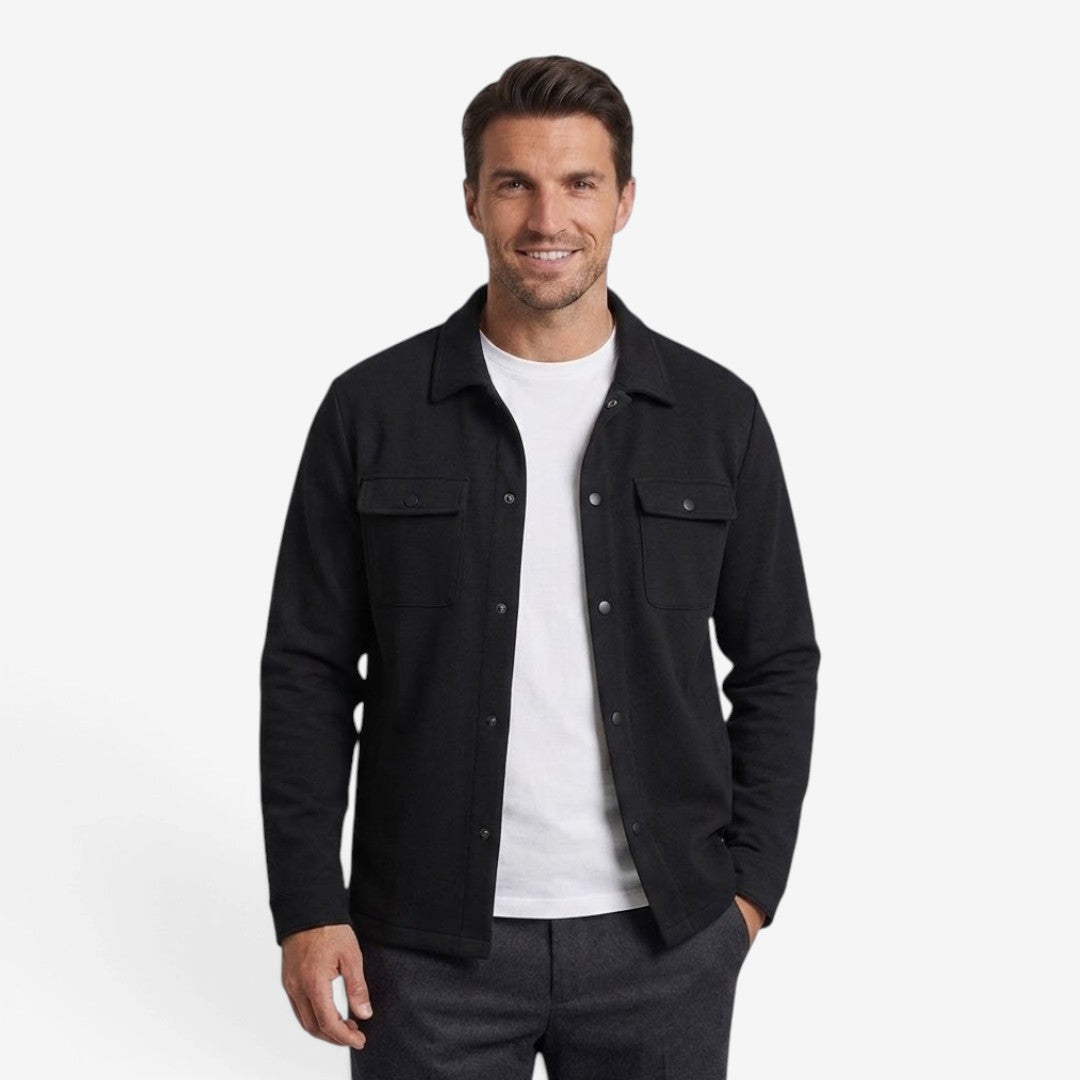 Men's Corduroy Jacket Lapel Collar Button-Up Casual Everyday Outerwear