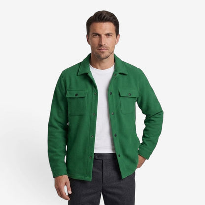Men's Corduroy Jacket Lapel Collar Button-Up Casual Everyday Outerwear
