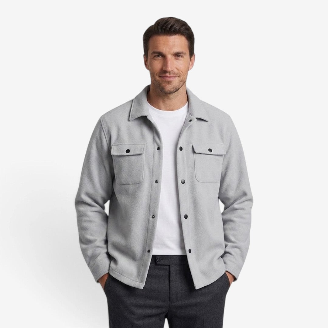 Men's Corduroy Jacket Lapel Collar Button-Up Casual Everyday Outerwear