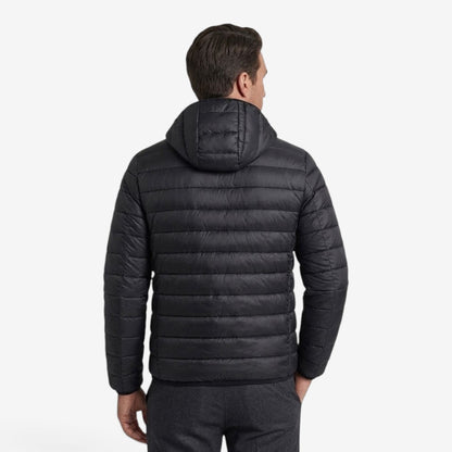 Men's Hooded Puffer Jacket Warm Casual Streetwear Everyday Layering