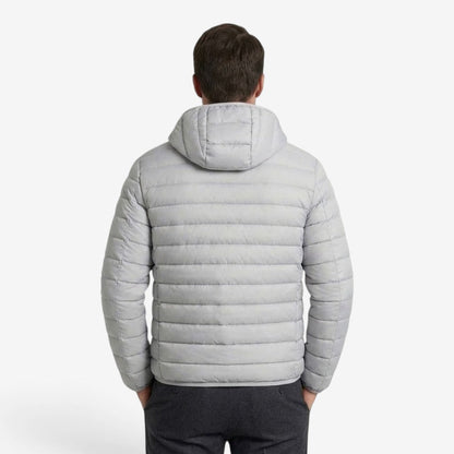 Men's Hooded Puffer Jacket Warm Casual Streetwear Everyday Layering