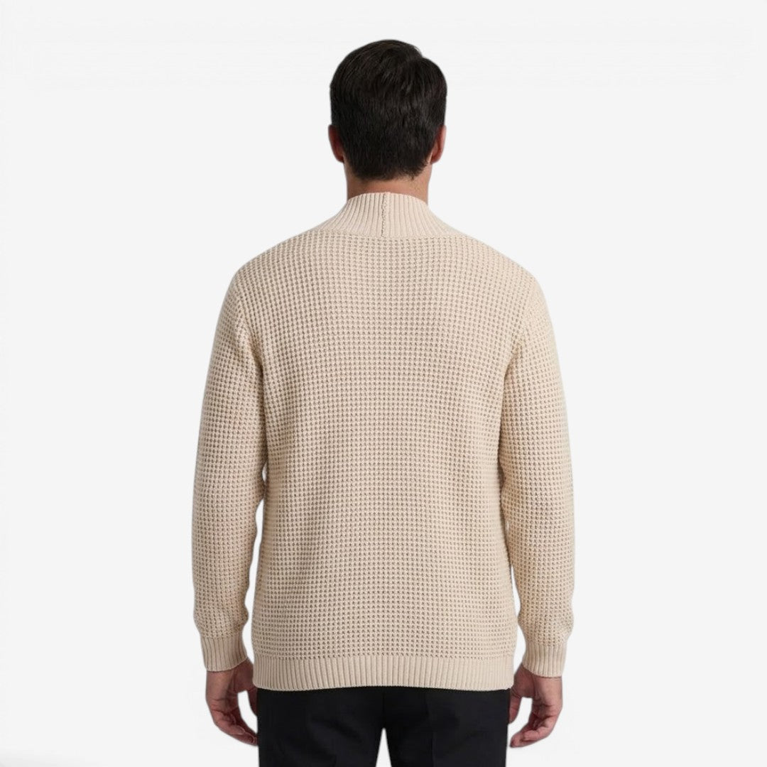Men's Knit Cardigan Relaxed Fit Long Sleeve Open Front Casual Everyday Wear