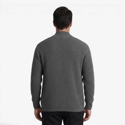 Men's Knit Cardigan Relaxed Fit Long Sleeve Open Front Casual Everyday Wear