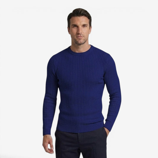 Men's Autumn Cable Knit Jumper Soft Casual Layering Comfortable Style