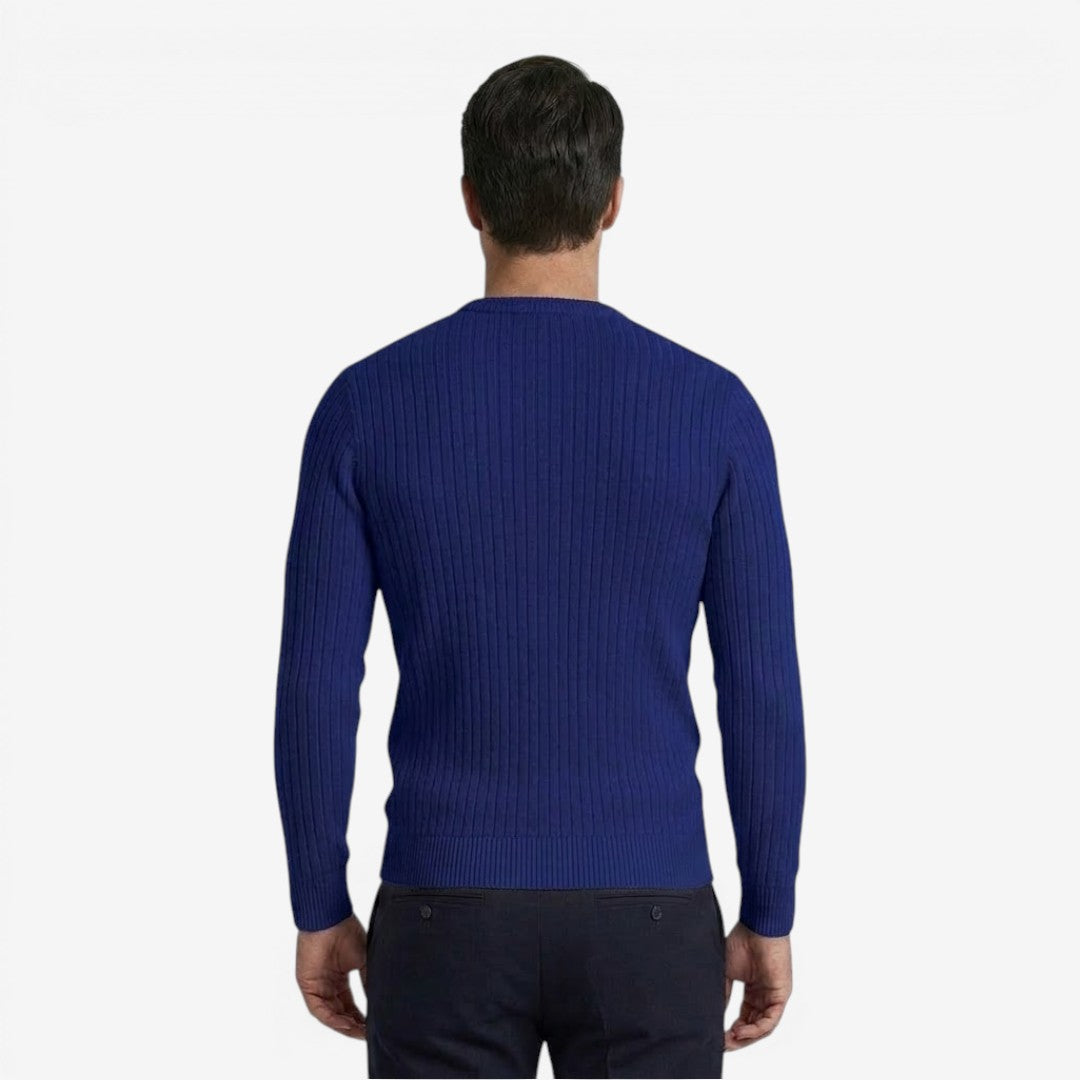 Men's Autumn Cable Knit Jumper Soft Casual Layering Comfortable Style