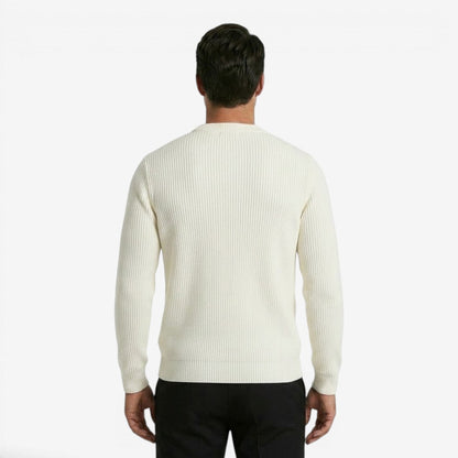 Men's Loose Fit Knit Cardigan Full Zip Closure Versatile Layering Casual Wear