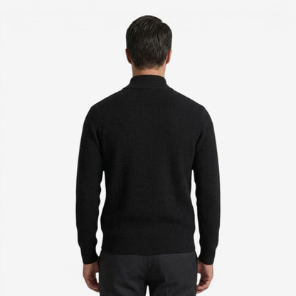 Men's Full Zip Knit Cardigan Casual Fit Long Sleeve Stylish Winter Wear
