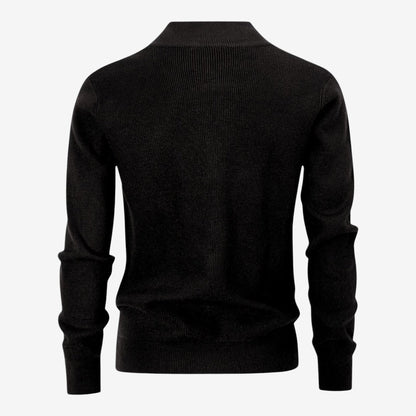 Men's Full Zip Knit Cardigan Casual Fit Long Sleeve Stylish Winter Wear