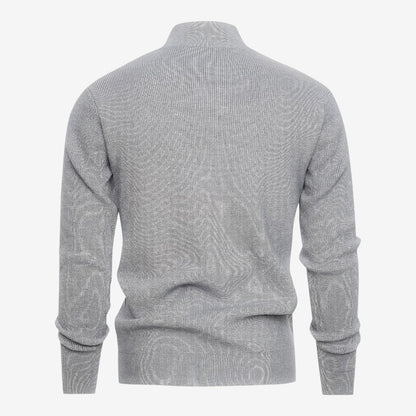 Men's Full Zip Knit Cardigan Casual Fit Long Sleeve Stylish Winter Wear