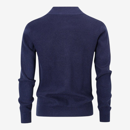 Men's Full Zip Knit Cardigan Casual Fit Long Sleeve Stylish Winter Wear