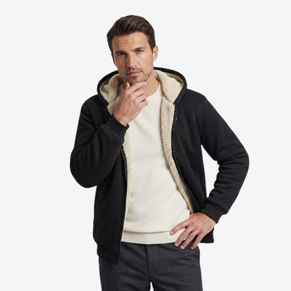 Men's Hooded Padded Jacket Warm Winter Style Casual Layering Outdoor