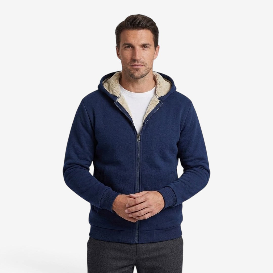 Men's Hooded Padded Jacket Warm Winter Style Casual Layering Outdoor