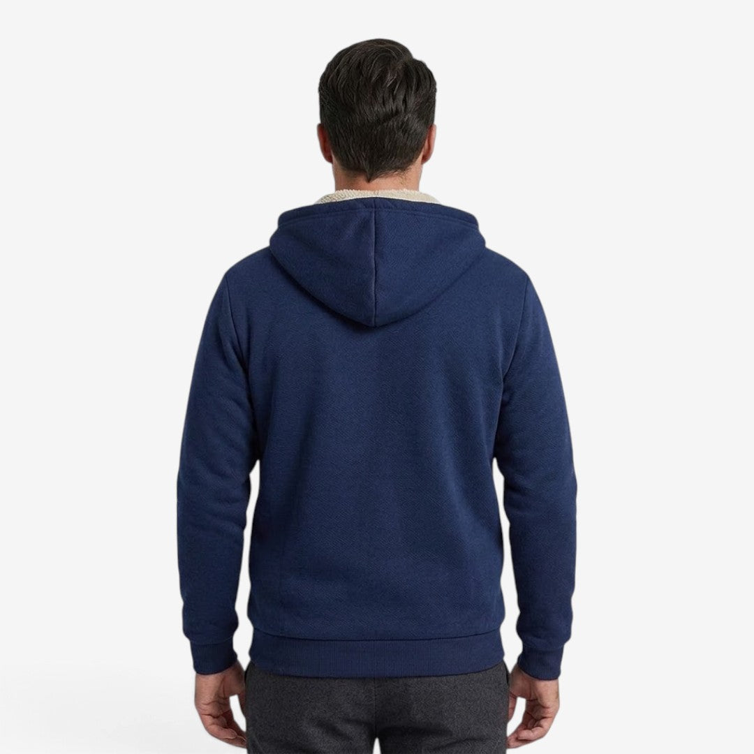 Men's Hooded Padded Jacket Warm Winter Style Casual Layering Outdoor