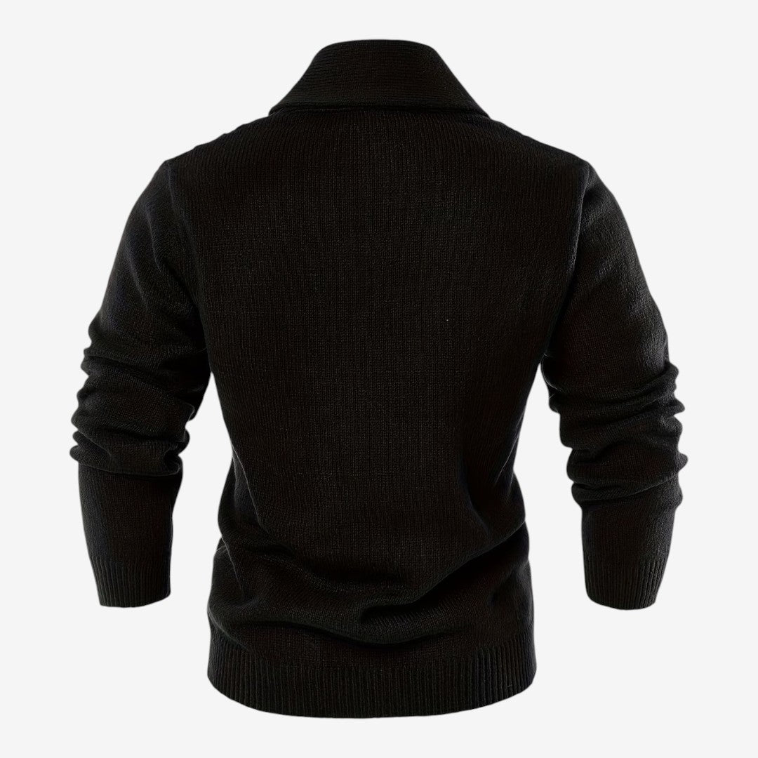 Men's Shawl Collar Cardigan Button-Up Winter Layering Stylish Warmth