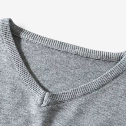 Men's Slim Fit Knit Jumper Soft Casual Style Relaxed Everyday Wear