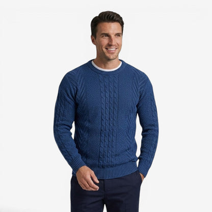 Men's Soft Knit Jumper Crew-Neck Casual Everyday Wear Fashion
